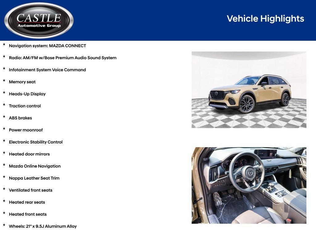 Used 2025 MAZDA CX-70 Plug-In Hybrid w/ Premium Plus AWD/4WD image 4