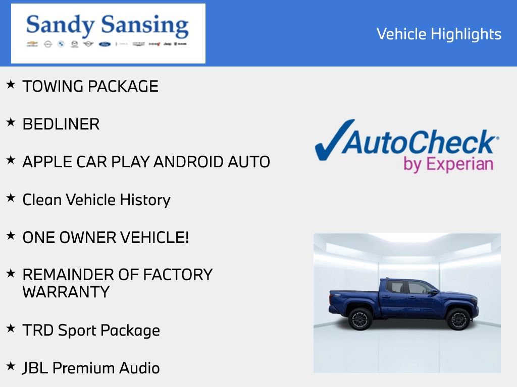 Used 2025 Toyota Tacoma TRD Sport AWD/4WD image 7
