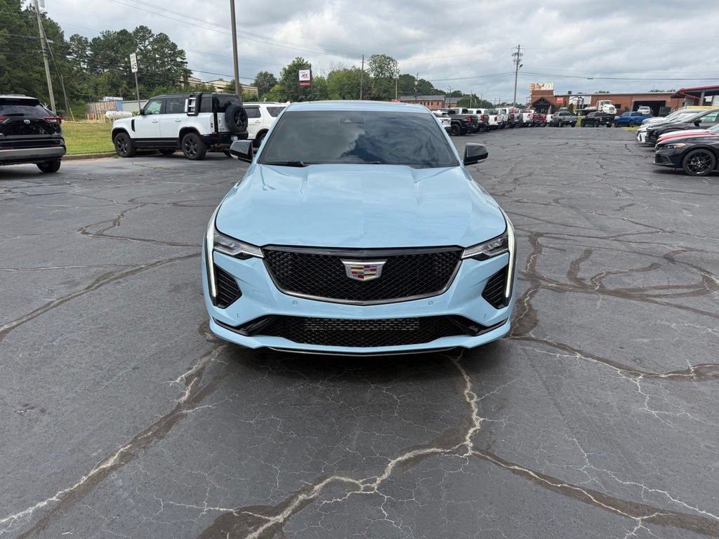 Used 2025 Cadillac CT4 V w/ LPO, ONYX Package RWD image 4
