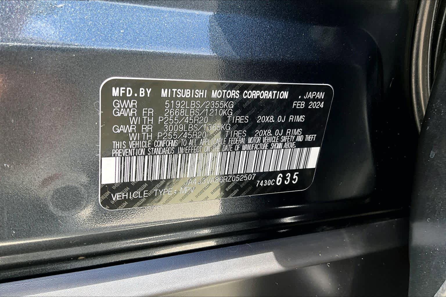 Used 2024 Mitsubishi Outlander SE Black Edition FWD image 34