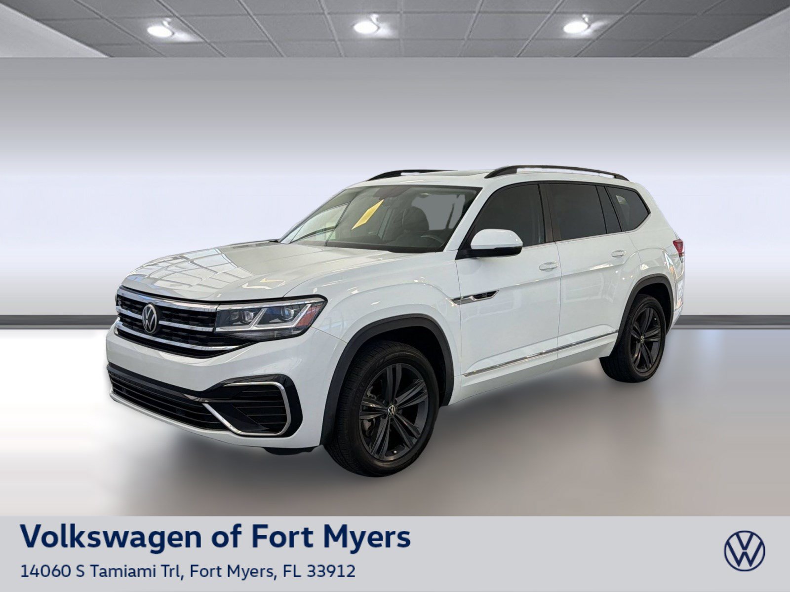 Used 2021 Volkswagen Atlas SE w/ Panoramic Sunroof Package FWD image 1