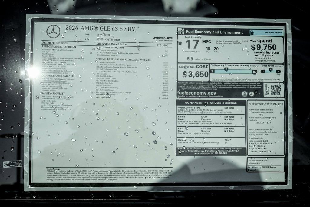 New 2026 Mercedes-Benz GLE 63 AMG S image 29