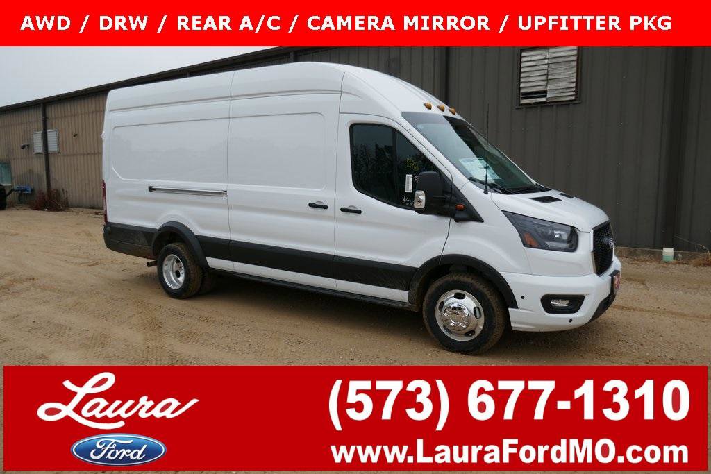 New 2026 Ford Transit 350 148 High Roof Extended DRW w/ Upfitter Package