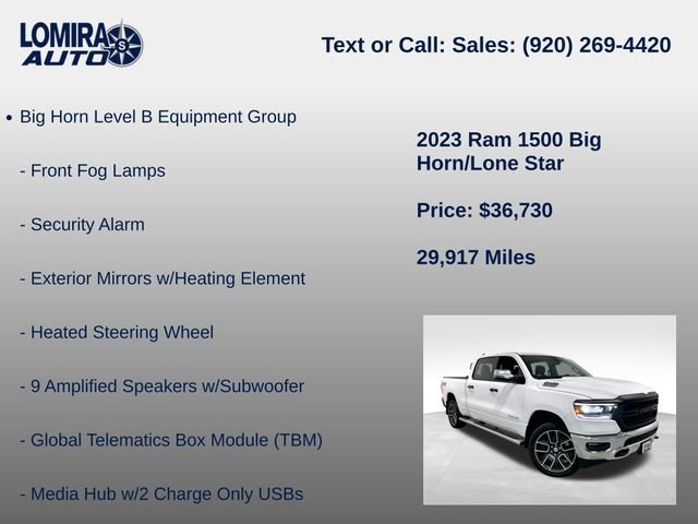 Used 2023 RAM 1500 Big Horn AWD/4WD image 27