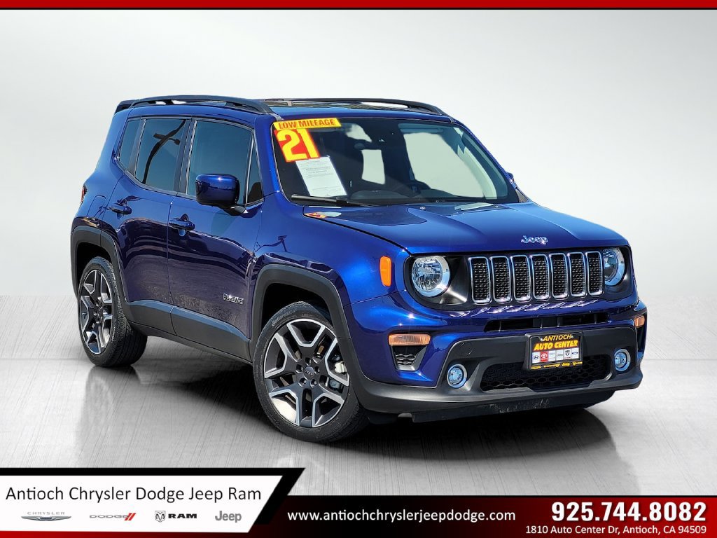 Certified 2021 Jeep Renegade Latitude w/ Sun & Sound Group