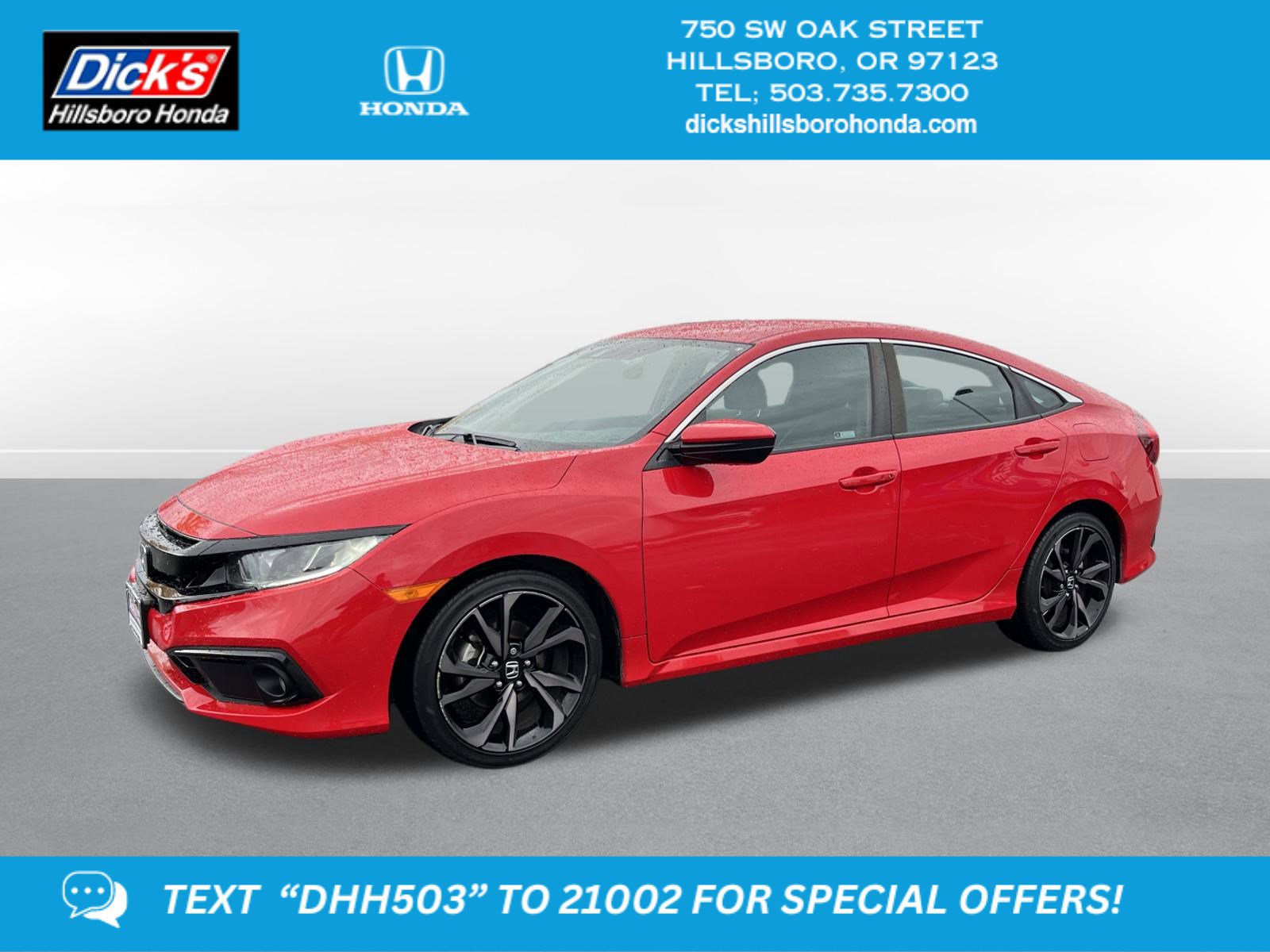Certified 2020 Honda Civic Sport