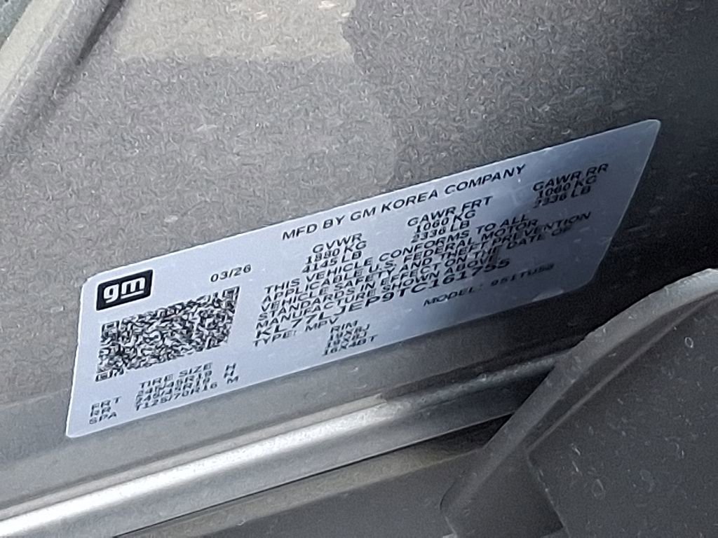 New 2026 Chevrolet Trax RS w/ Sunroof Package FWD image 10