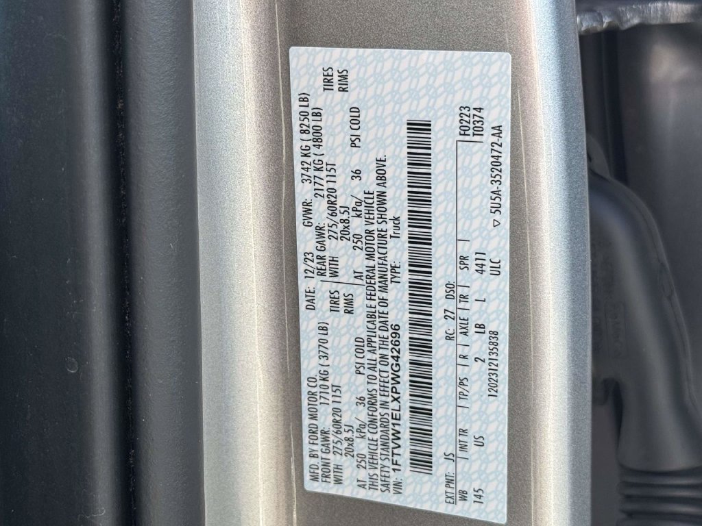 Used 2023 Ford F150 Lightning XLT w/ Equipment Group 312A High AWD/4WD image 30