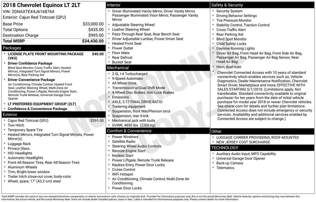 Used 2018 Chevrolet Equinox LT AWD/4WD image 5