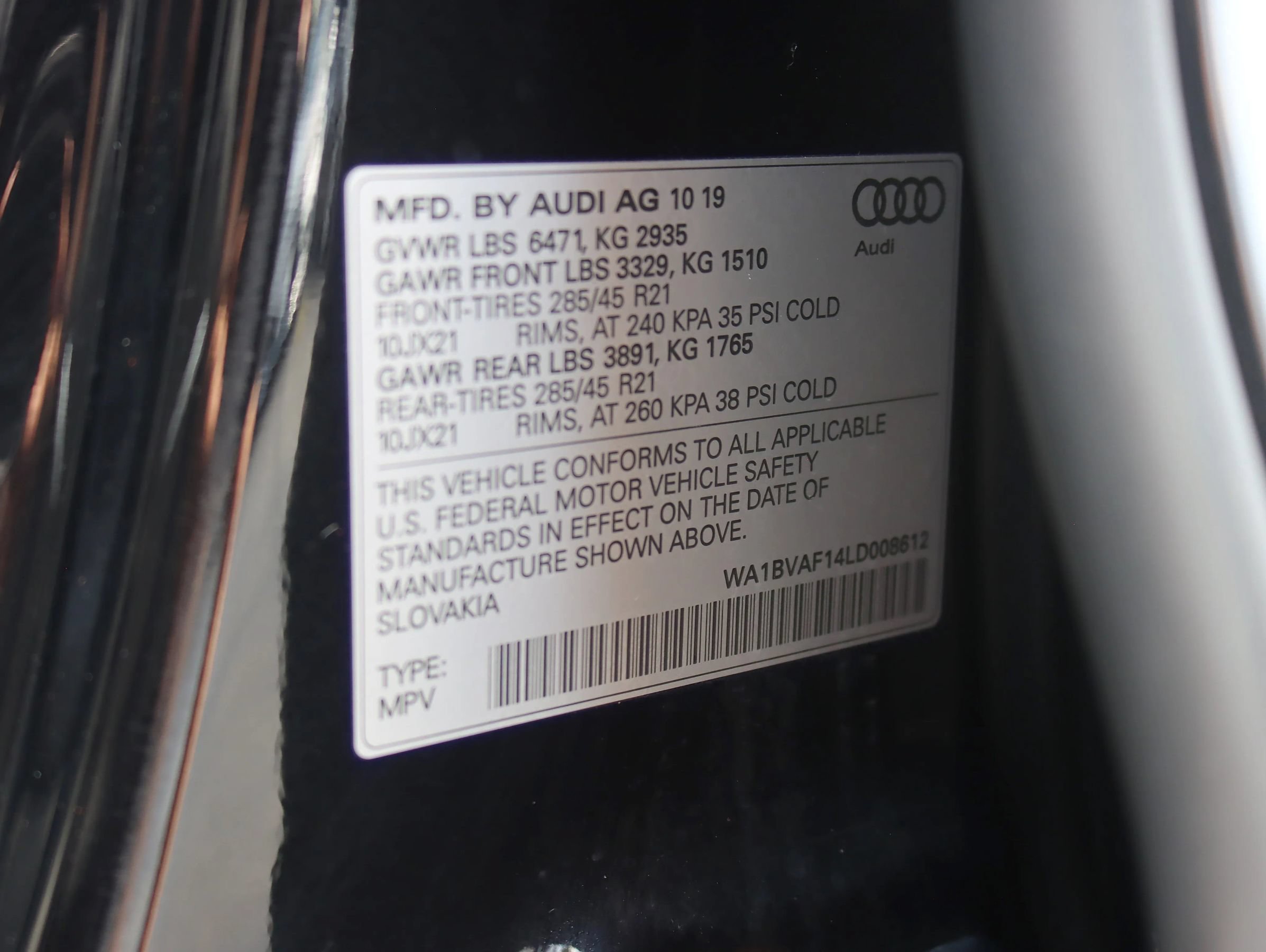 Used 2020 Audi Q8 Premium Plus w/ Premium Plus Package AWD/4WD image 42