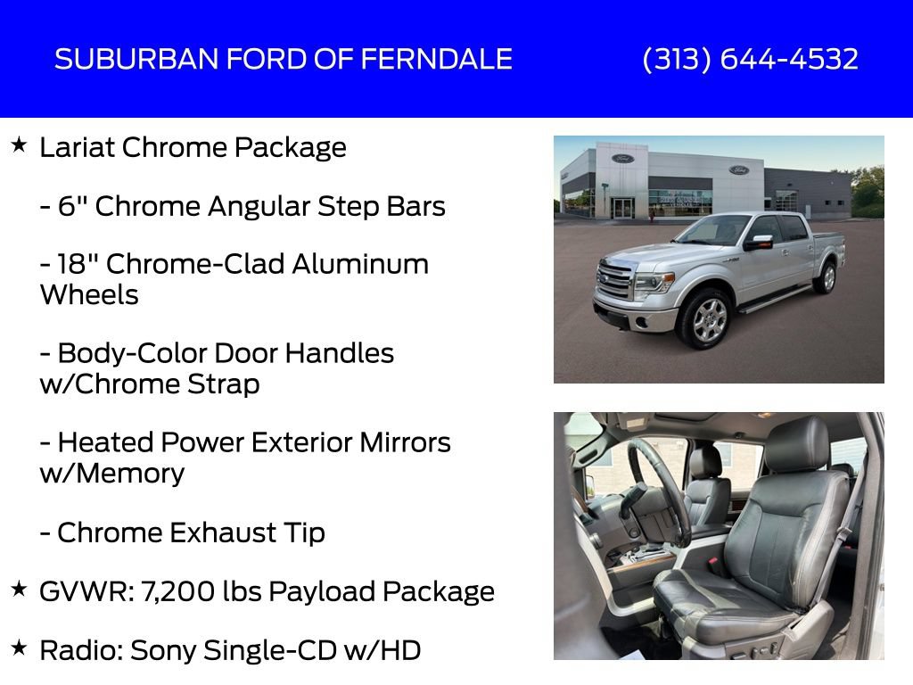 Used 2013 Ford F150 Lariat w/ Luxury Equipment Group AWD/4WD image 13