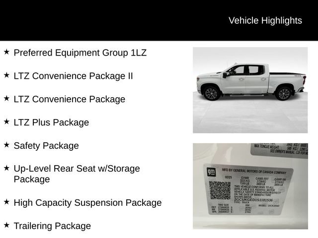 Certified 2025 Chevrolet Silverado 1500 LTZ w/ LTZ Convenience Package II AWD/4WD image 27