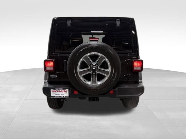 Used 2021 Jeep Wrangler Unlimited Sahara w/ Uconnect 4C Nav & Sound Group image 8