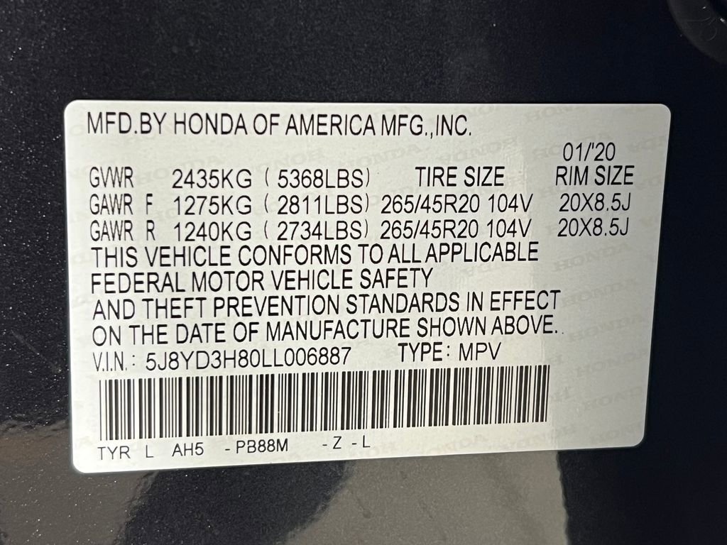 Used 2020 Acura MDX FWD w/ Advance Package image 24