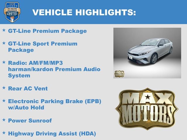 Used 2022 Kia Forte GT-Line w/ GT-Line Premium Package FWD image 6