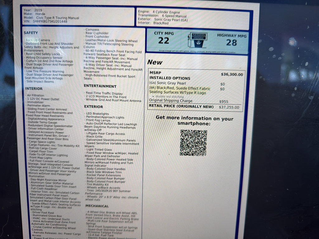 Used 2019 Honda Civic Type R image 35