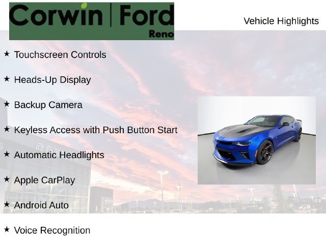 Used 2018 Chevrolet Camaro SS RWD image 8