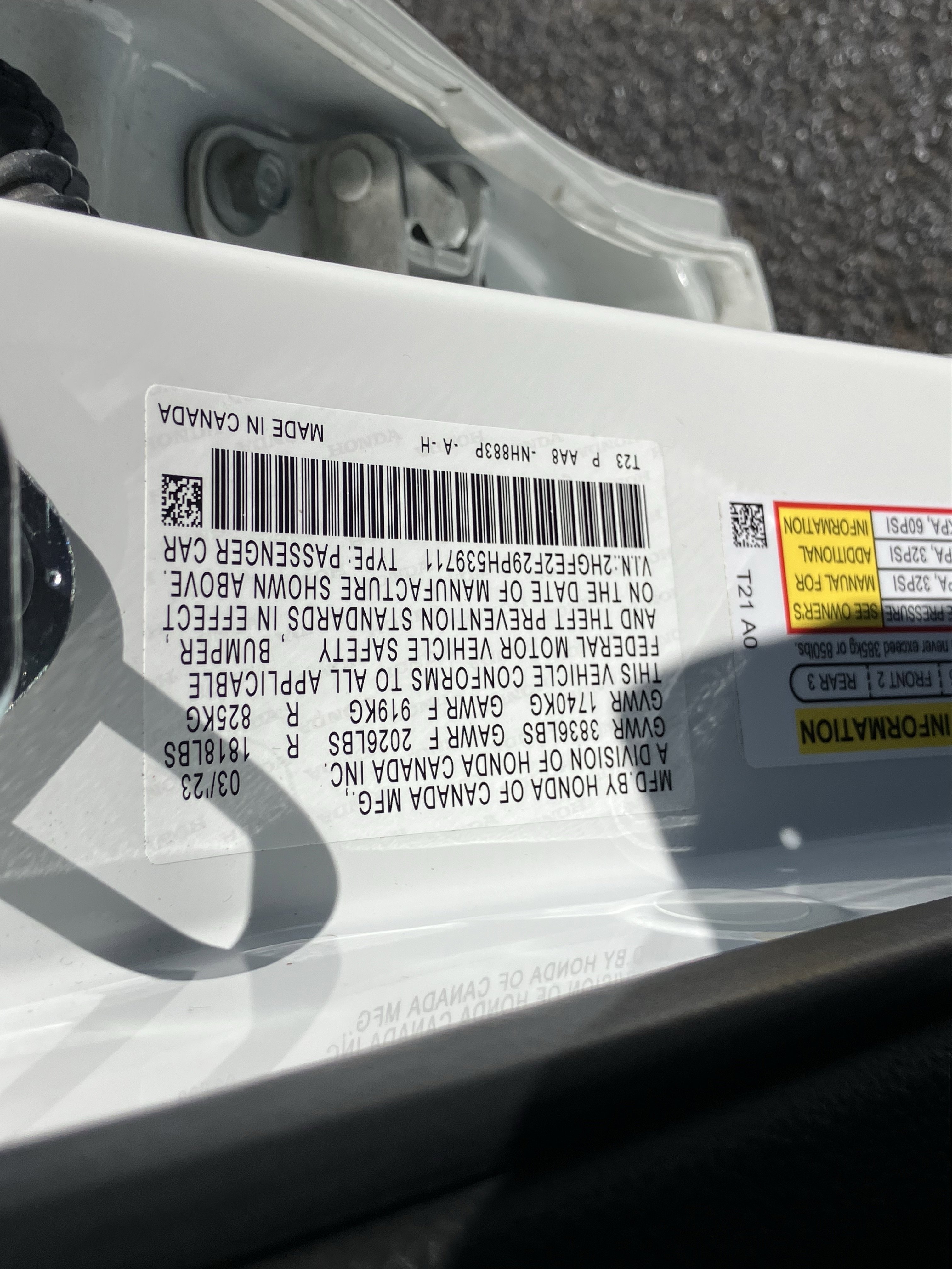 Certified 2023 Honda Civic LX image 30