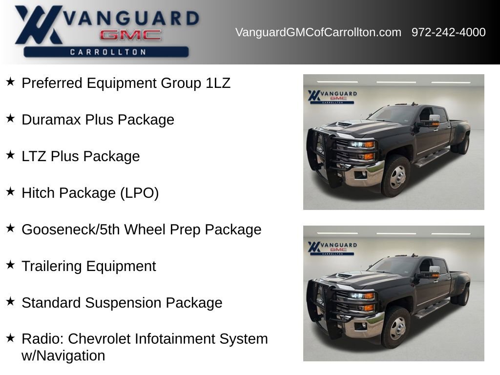 Used 2019 Chevrolet Silverado 3500 LTZ w/ Duramax Plus Package AWD/4WD image 6