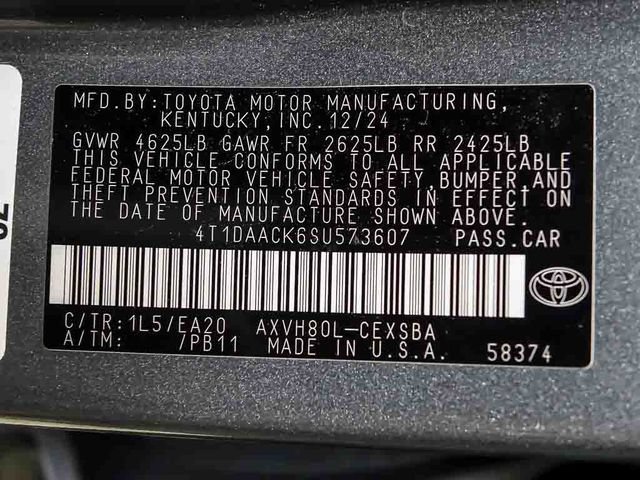 Certified 2025 Toyota Camry SE FWD image 23