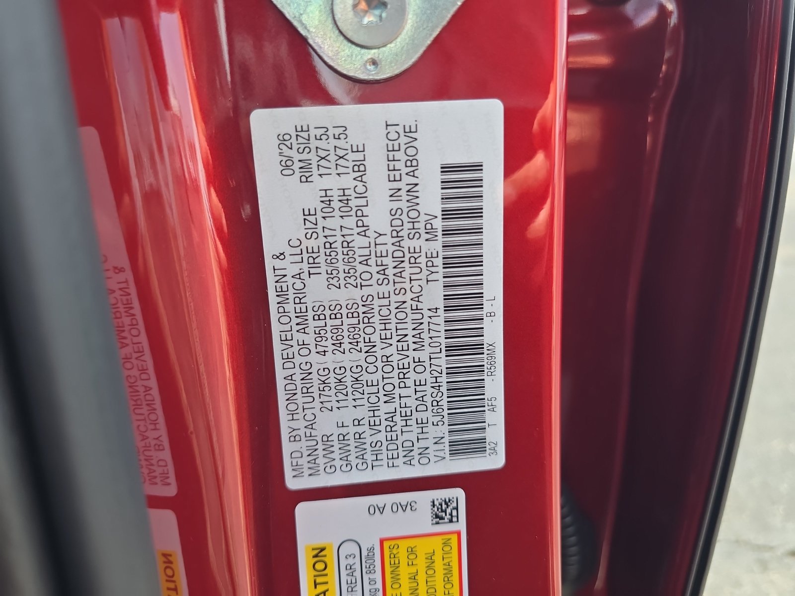 New 2026 Honda CR-V LX image 27