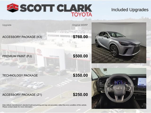 Used 2024 Lexus RX 350 FWD w/ Accessory Package (K3) image 8