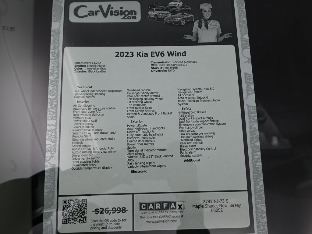 Used 2023 Kia EV6 Wind image 9