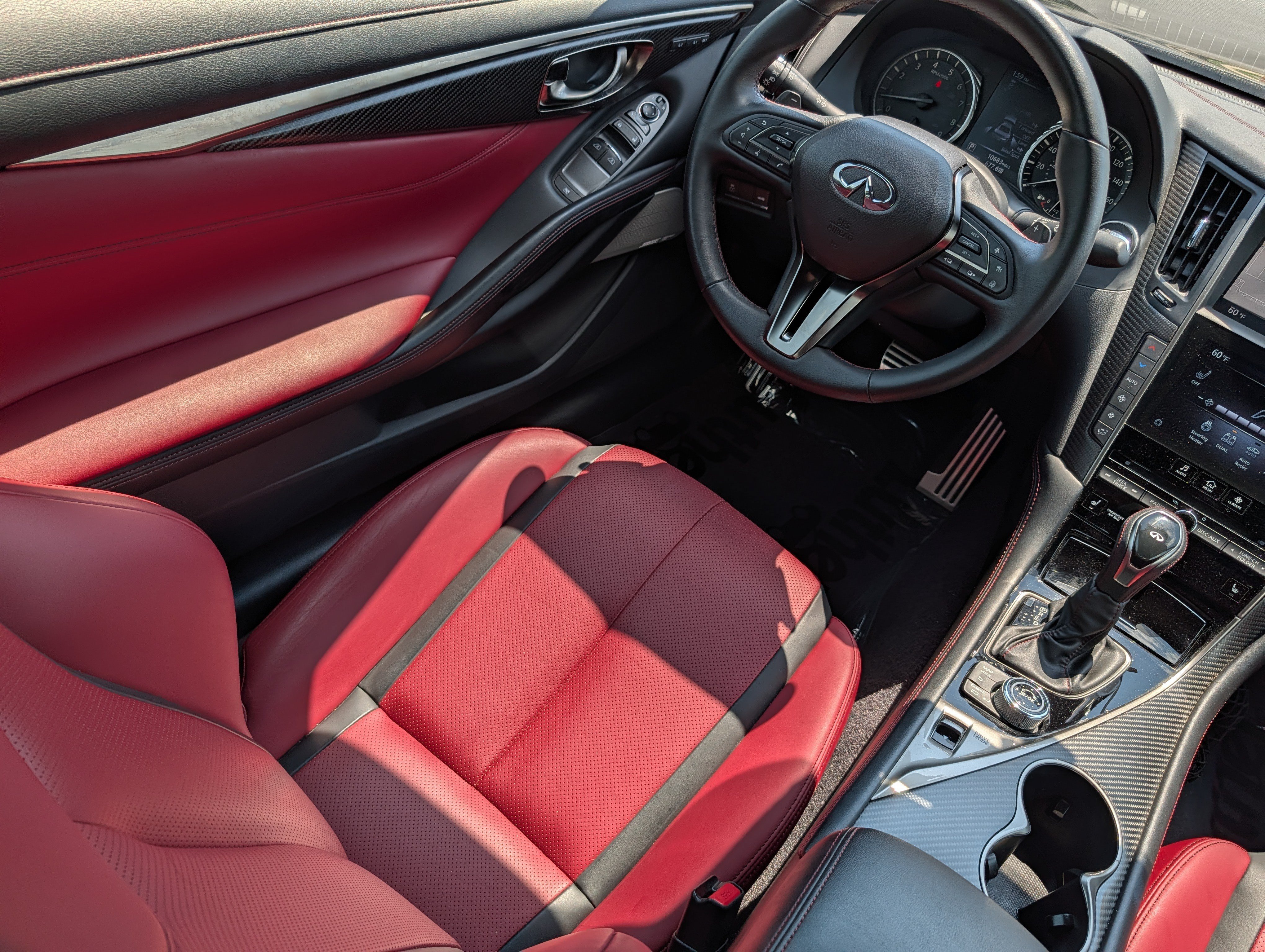 Certified 2022 INFINITI Q60 Red Sport 400 w/ Proactive Package AWD/4WD image 9