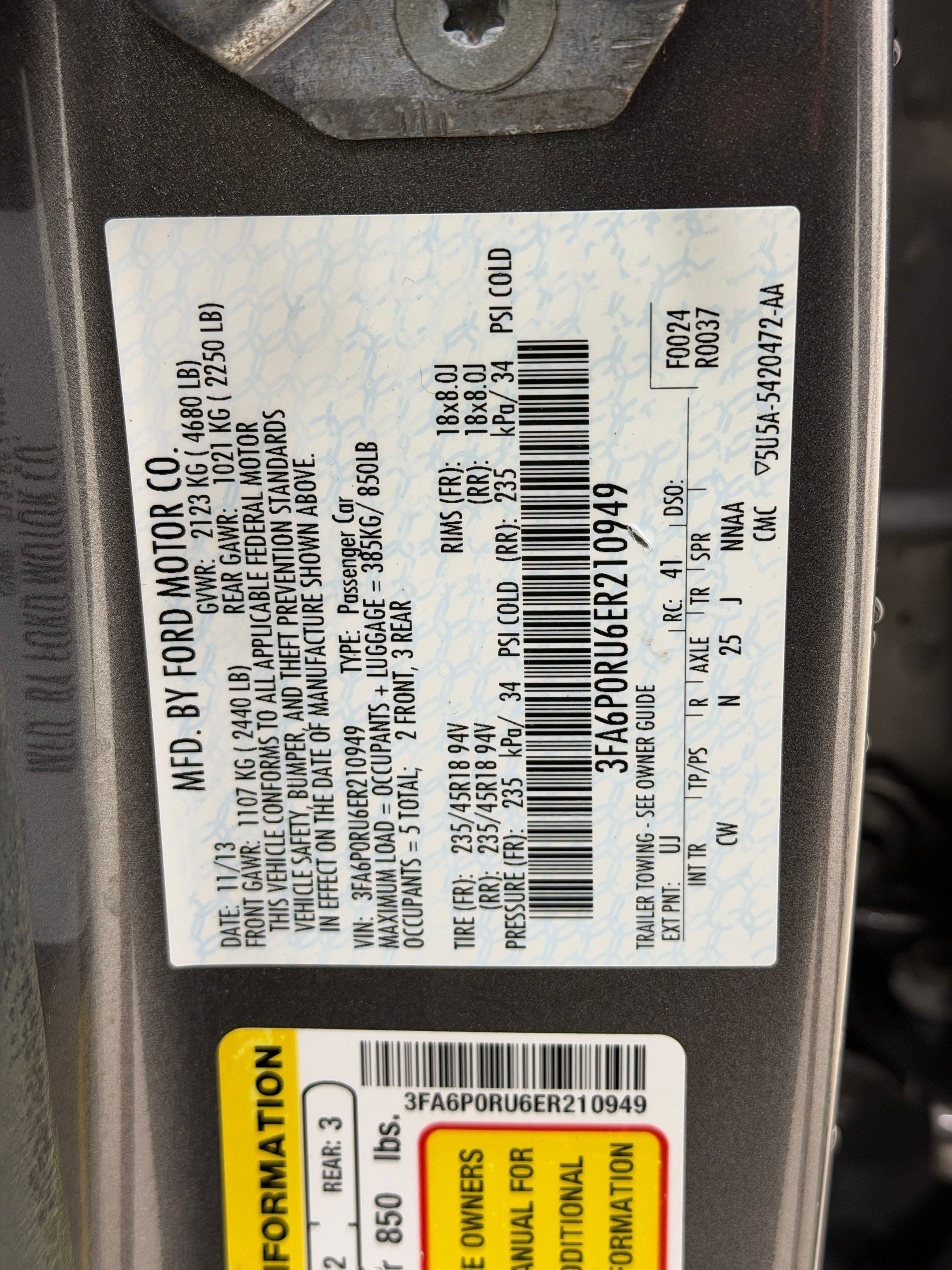 Used 2014 Ford Fusion Titanium FWD image 19