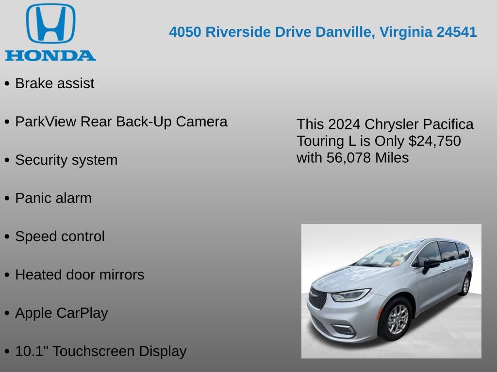 Used 2024 Chrysler Pacifica Touring-L FWD image 17