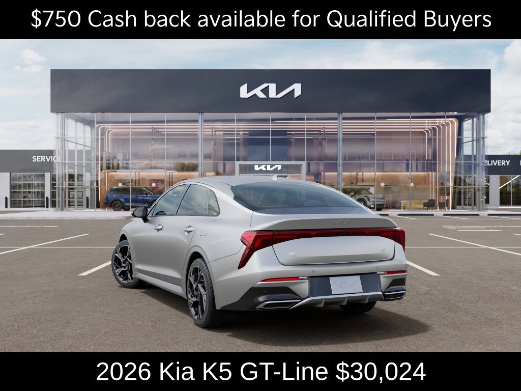 New 2026 Kia K5 GT-Line w/ GT-Line Red Interior Package AWD/4WD image 5
