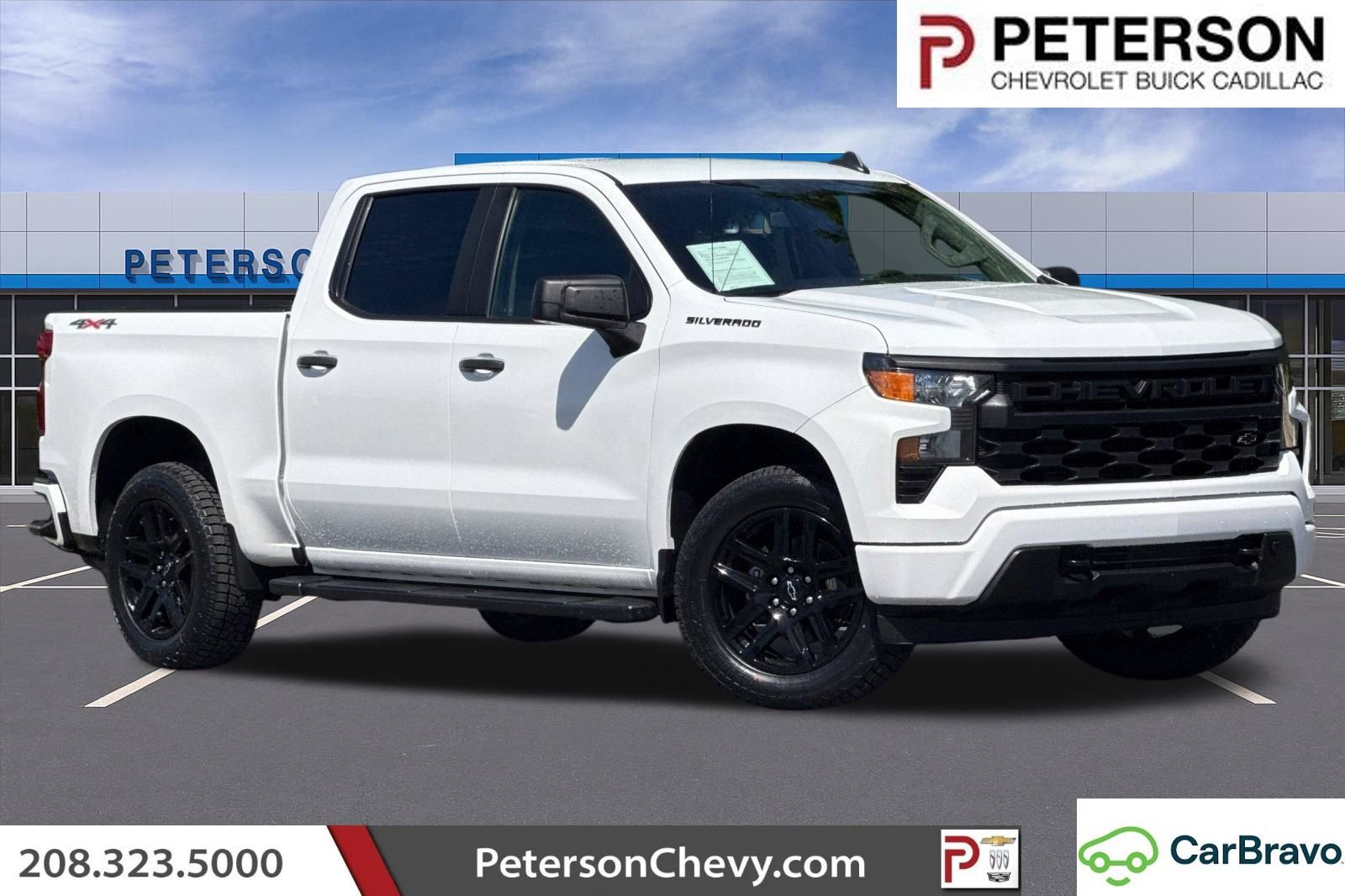 Certified 2023 Chevrolet Silverado 1500 Custom w/ LPO, Dark Essentials Package