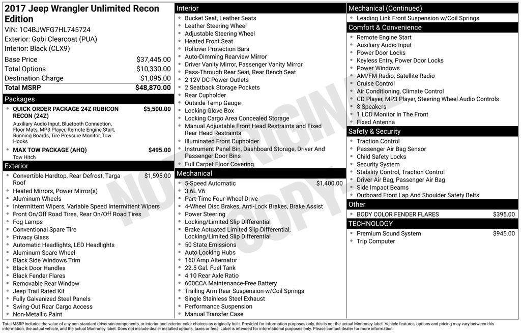 Used 2017 Jeep Wrangler Unlimited Rubicon image 6