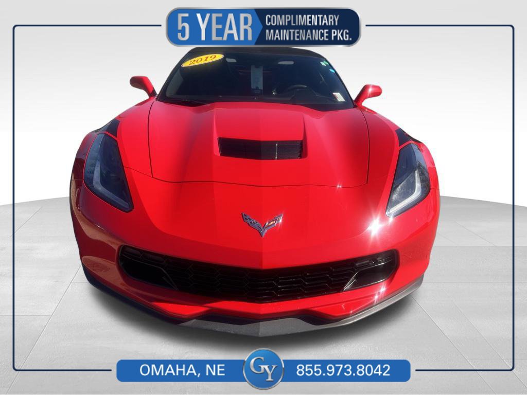 Used 2019 Chevrolet Corvette Grand Sport w/ Grand Sport Heritage Package RWD image 1