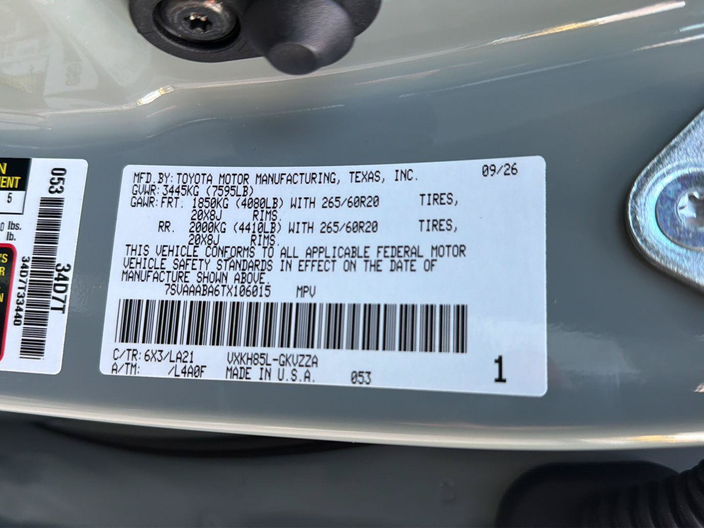 New 2026 Toyota Sequoia Platinum AWD/4WD image 40