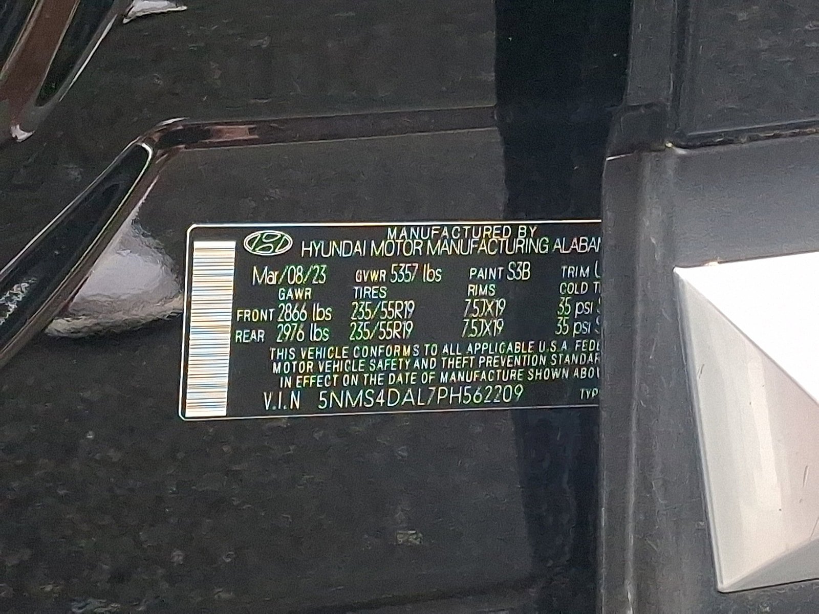 Certified 2023 Hyundai Santa Fe Limited AWD/4WD image 28