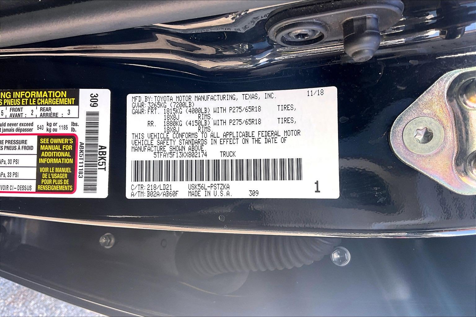 Used 2019 Toyota Tundra 1794 Edition AWD/4WD image 37