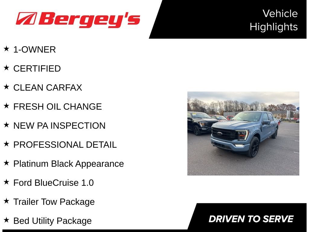 Certified 2023 Ford F150 Platinum w/ Equipment Group 701A High image 5