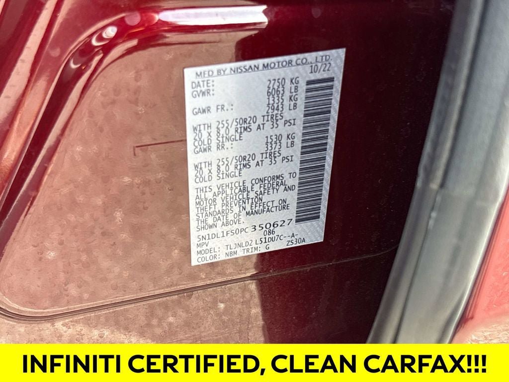 Certified 2023 INFINITI QX60 Luxe w/ Cargo Package AWD/4WD image 29