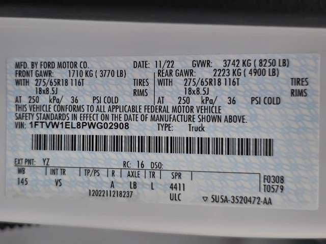 Used 2023 Ford F150 Lightning Pro AWD/4WD image 40