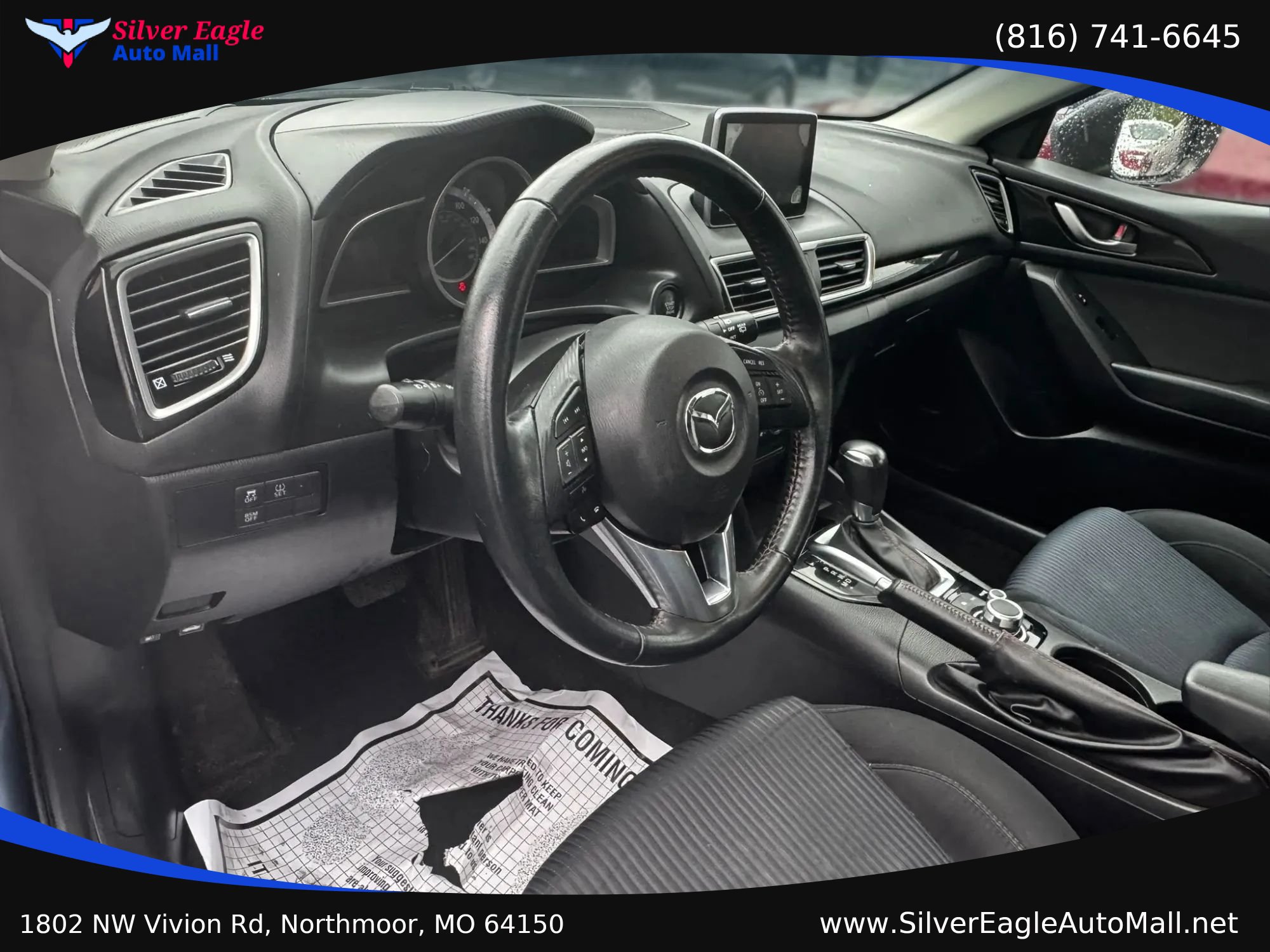 Used 2016 MAZDA MAZDA3 i Touring w/ Popular Equipment Package FWD image 10