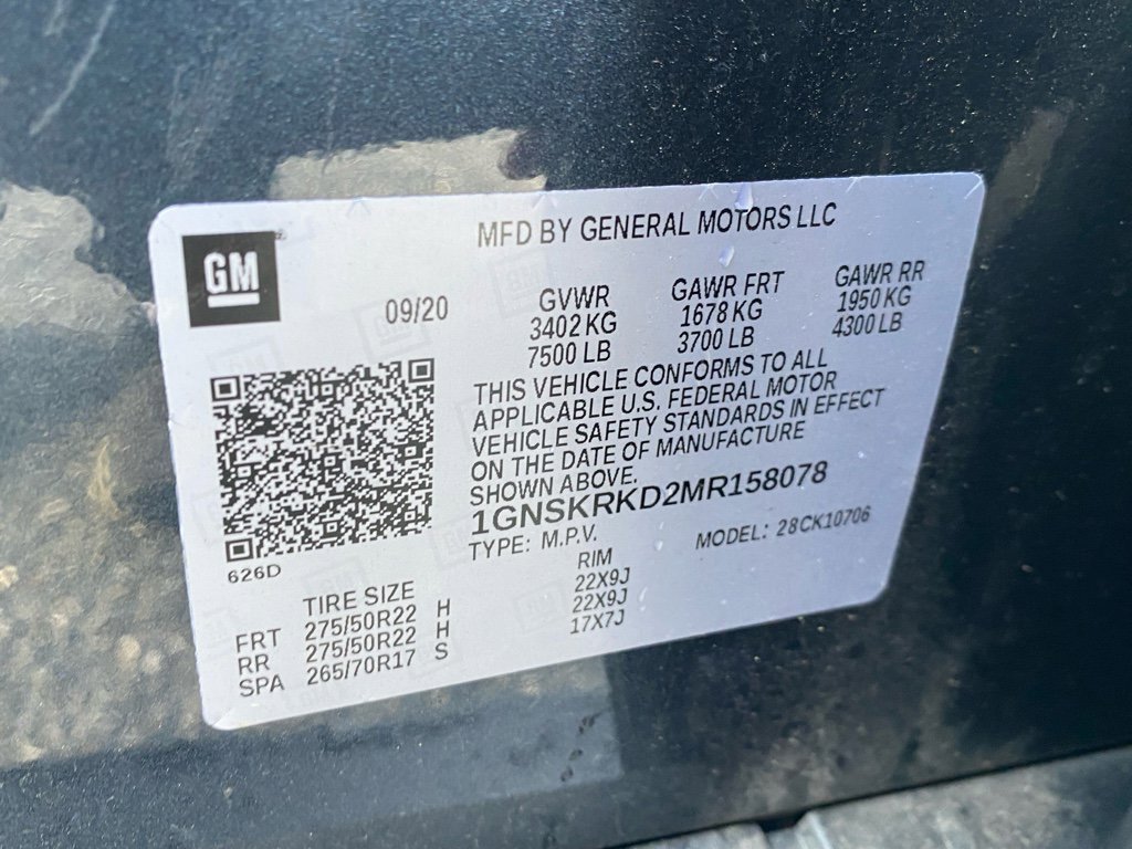 Used 2021 Chevrolet Tahoe RST w/ Luxury Package image 18