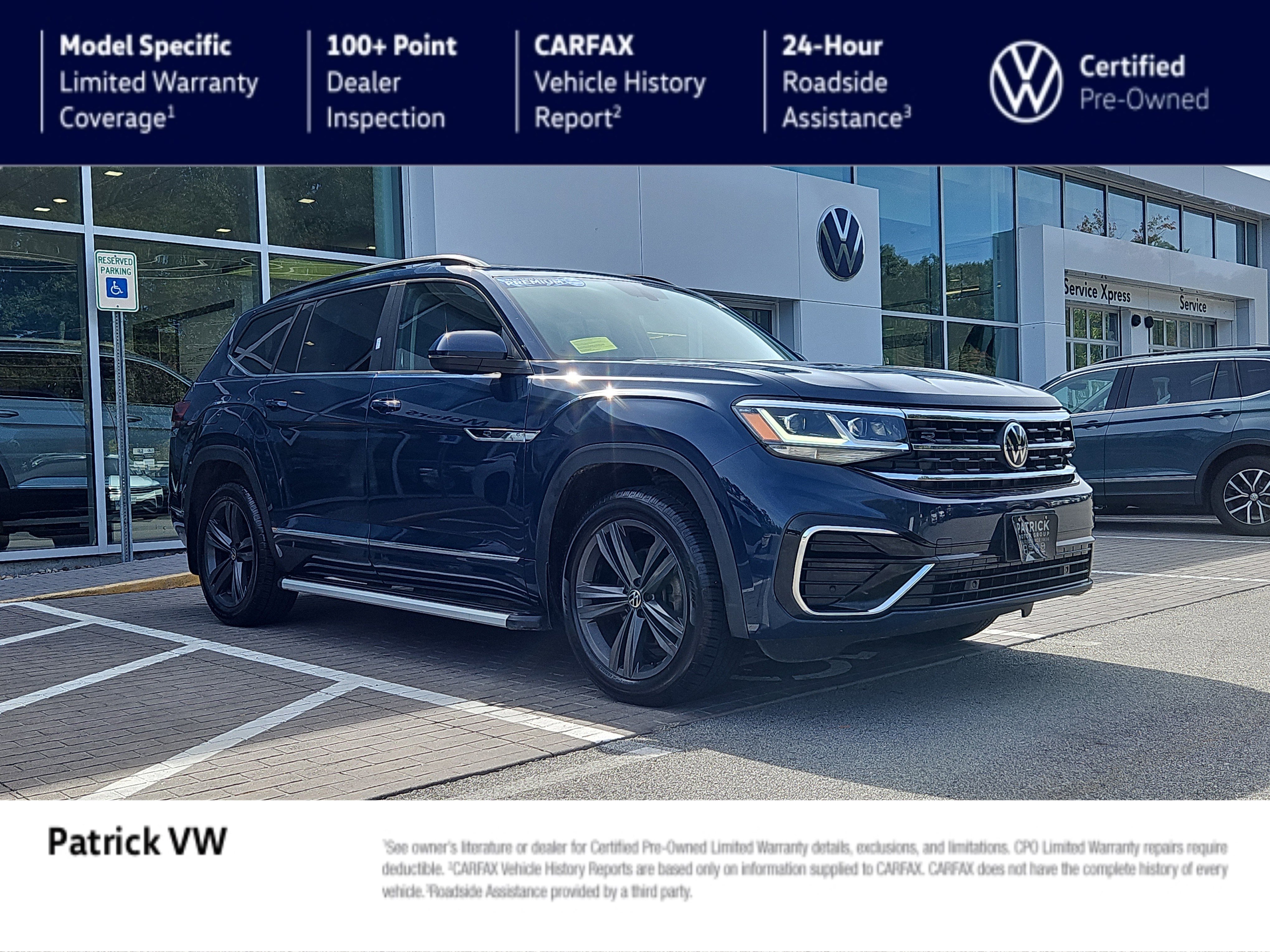 Used 2021 Volkswagen Atlas SE w/ Panoramic Sunroof Package