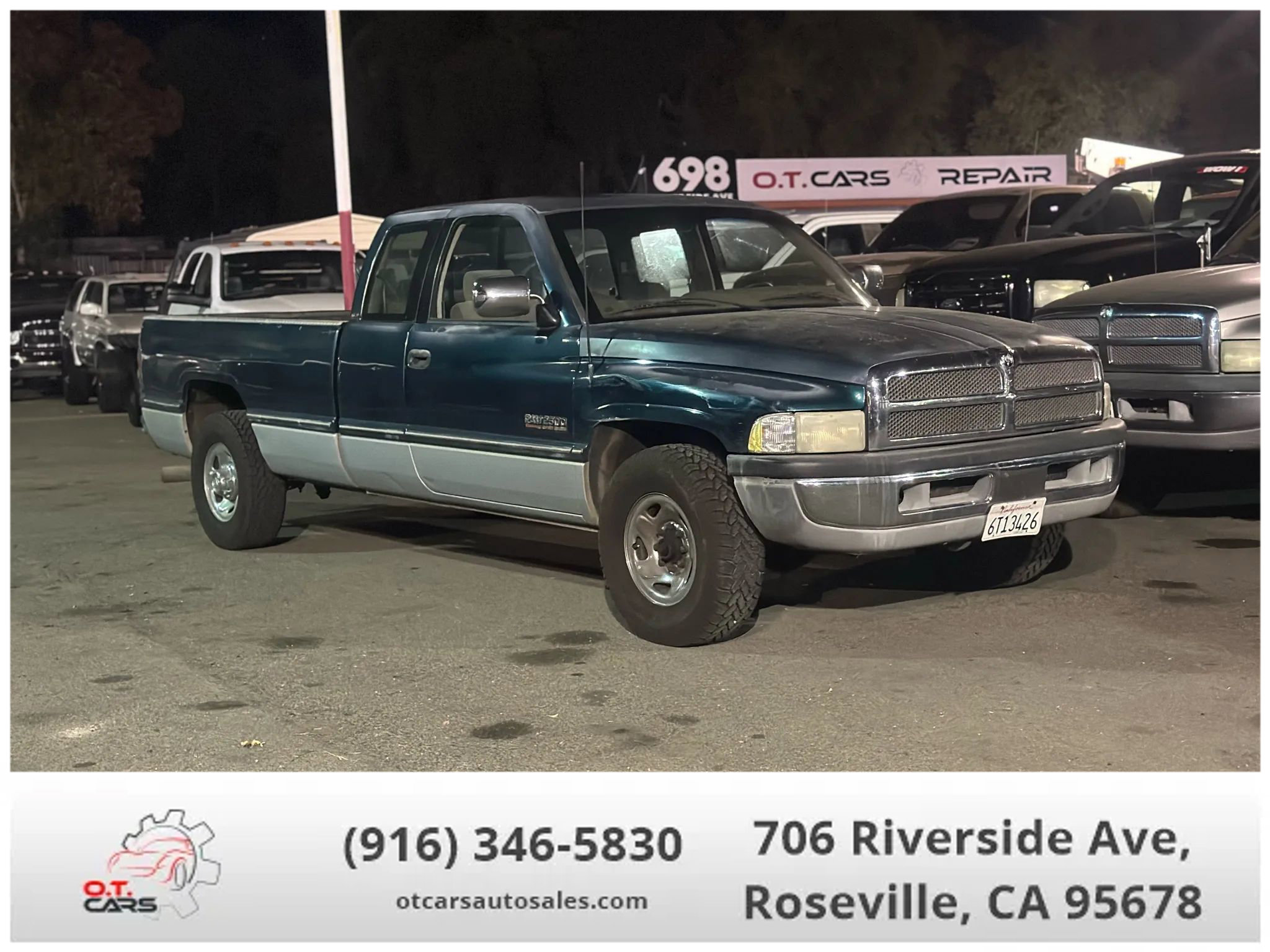 Used 1995 Dodge Ram 2500 Truck 2WD Club Cab