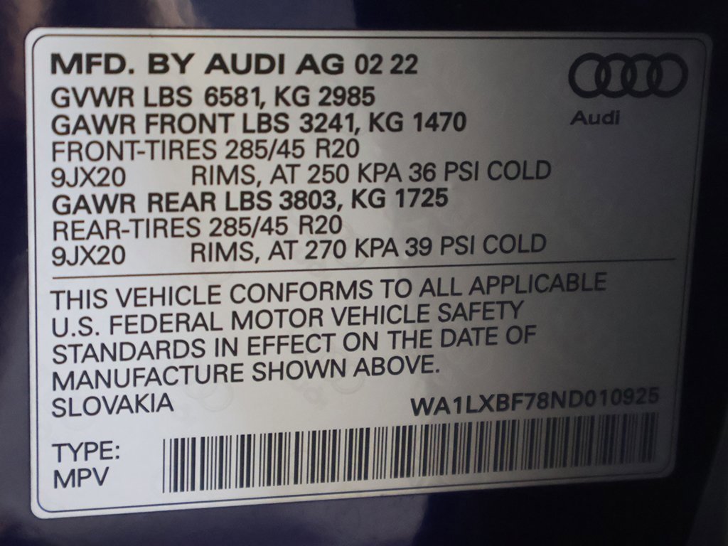 Used 2022 Audi Q7 3.0T Premium Plus w/ Premium Plus Package image 49