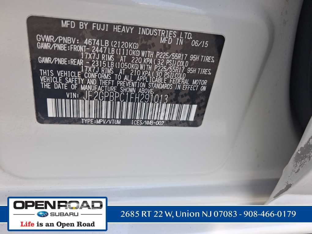 Used 2015 Subaru Crosstrek Touring AWD/4WD image 28