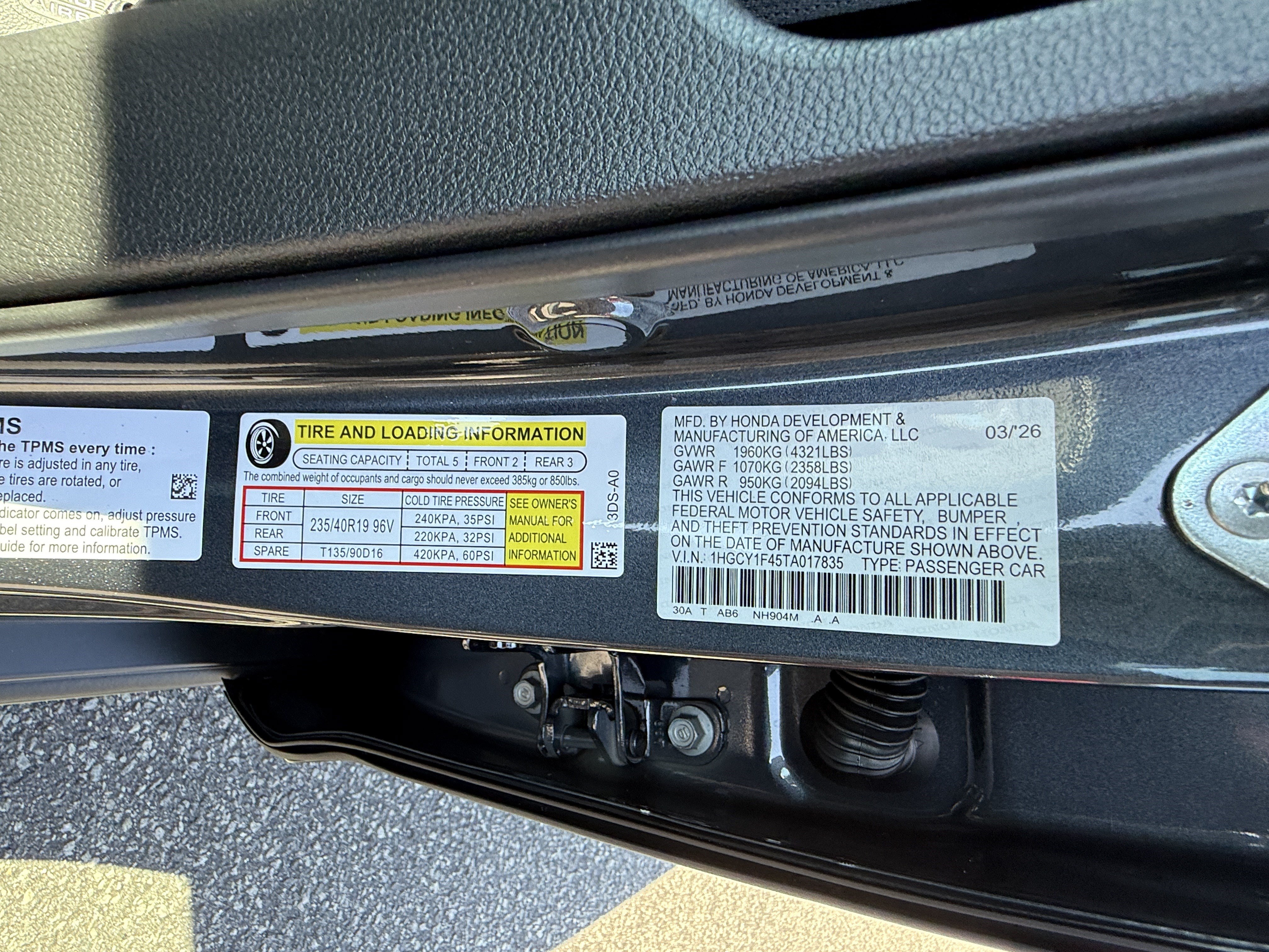 New 2026 Honda Accord SE image 37