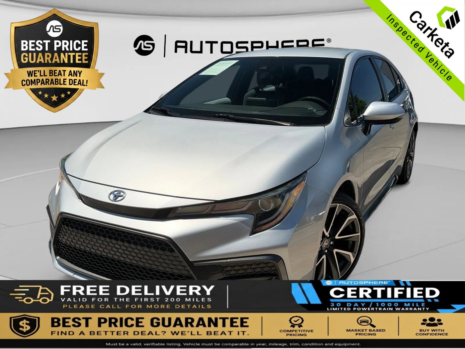 Used 2020 Toyota Corolla SE FWD image 1