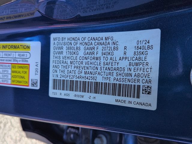 Used 2024 Honda Civic Sport image 14