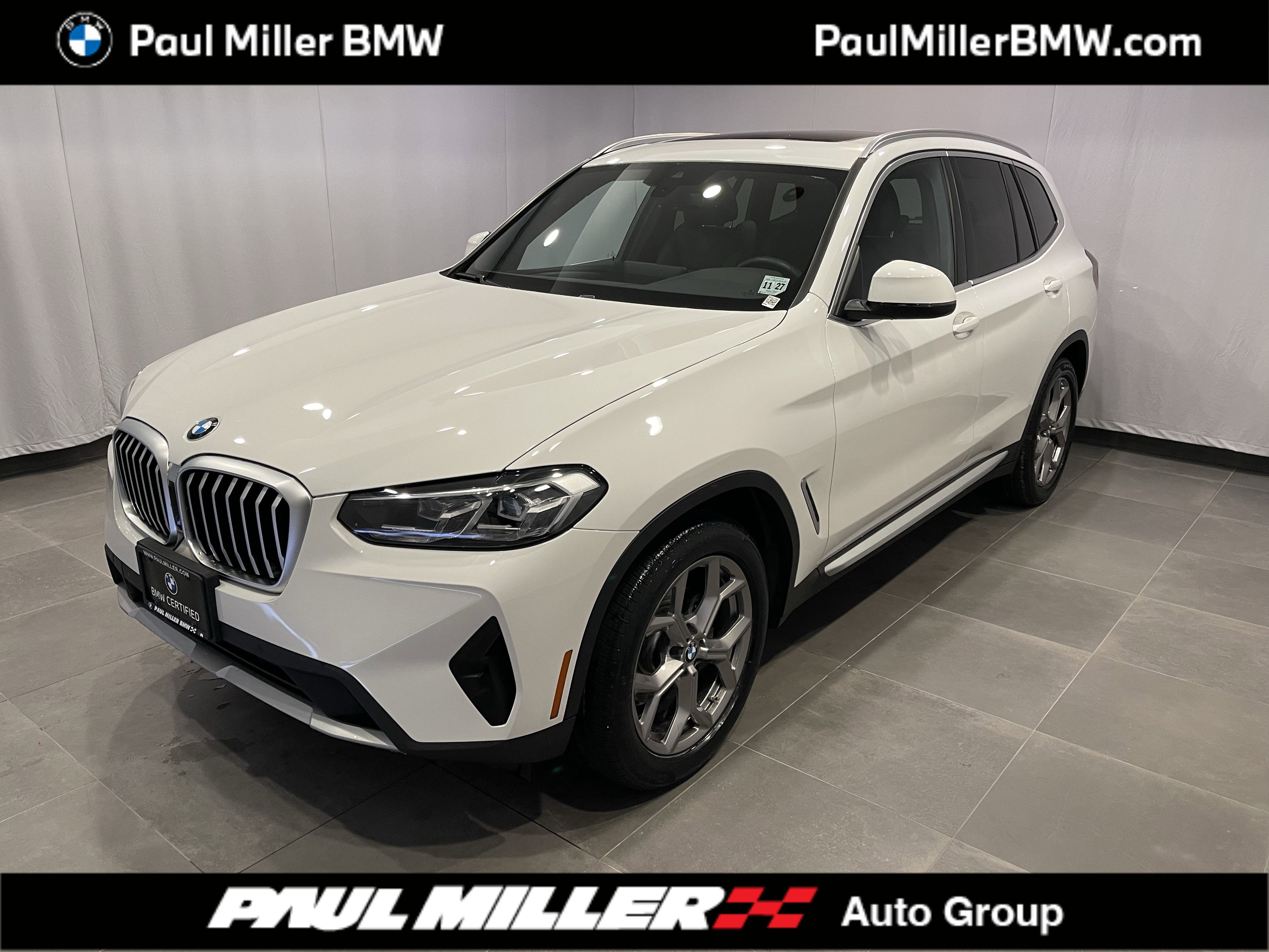 Certified 2022 BMW X3 xDrive30i w/ Premium Package 2 (ZPA)